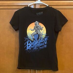 RARE Beetlejuice Black Graphic Tee